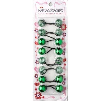 Ponytail Holders Clear And Green