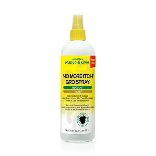 Jamaican Mango & Lime No More Itch Gro Spray Reuglar Relief 16oz