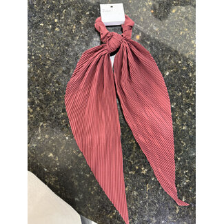 Fancy Burgundy Scrunchie
