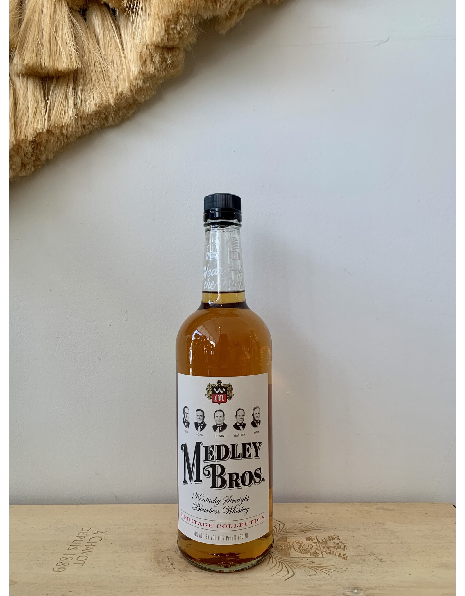 Charles Medley Distillery Kentucky Straight Bourbon Whiskey 102 Proof Medley Bros.