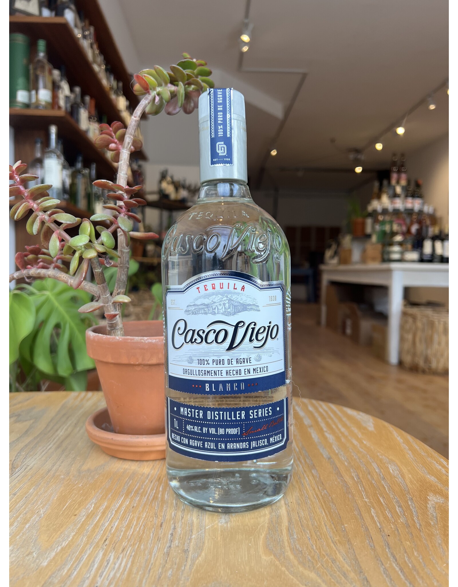 Casco Viejo Tequila Blanco Tequila 100% Puro de Agave