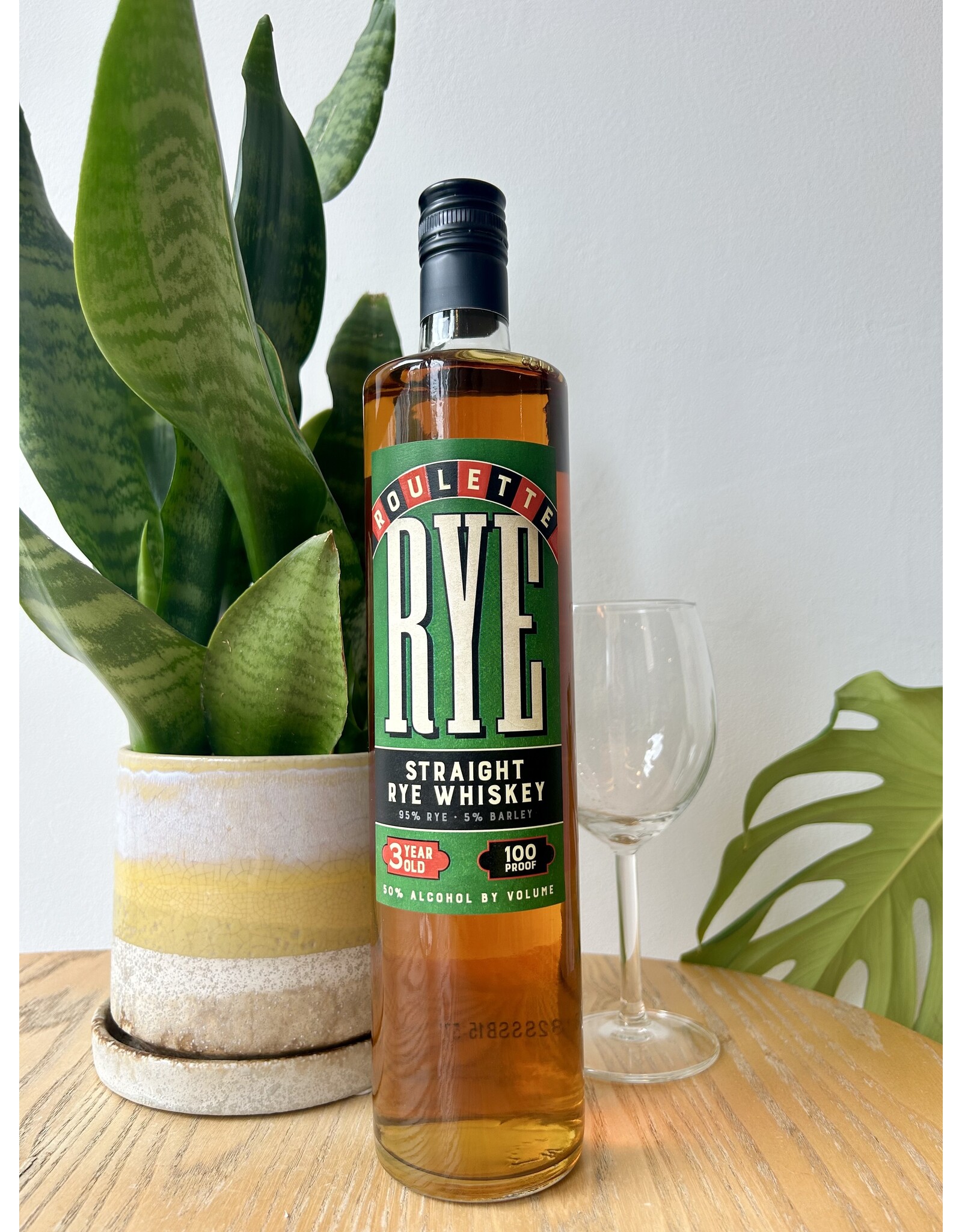 Proof & Wood 'Roulette Rye' Straight Rye Whiskey 1 Liter
