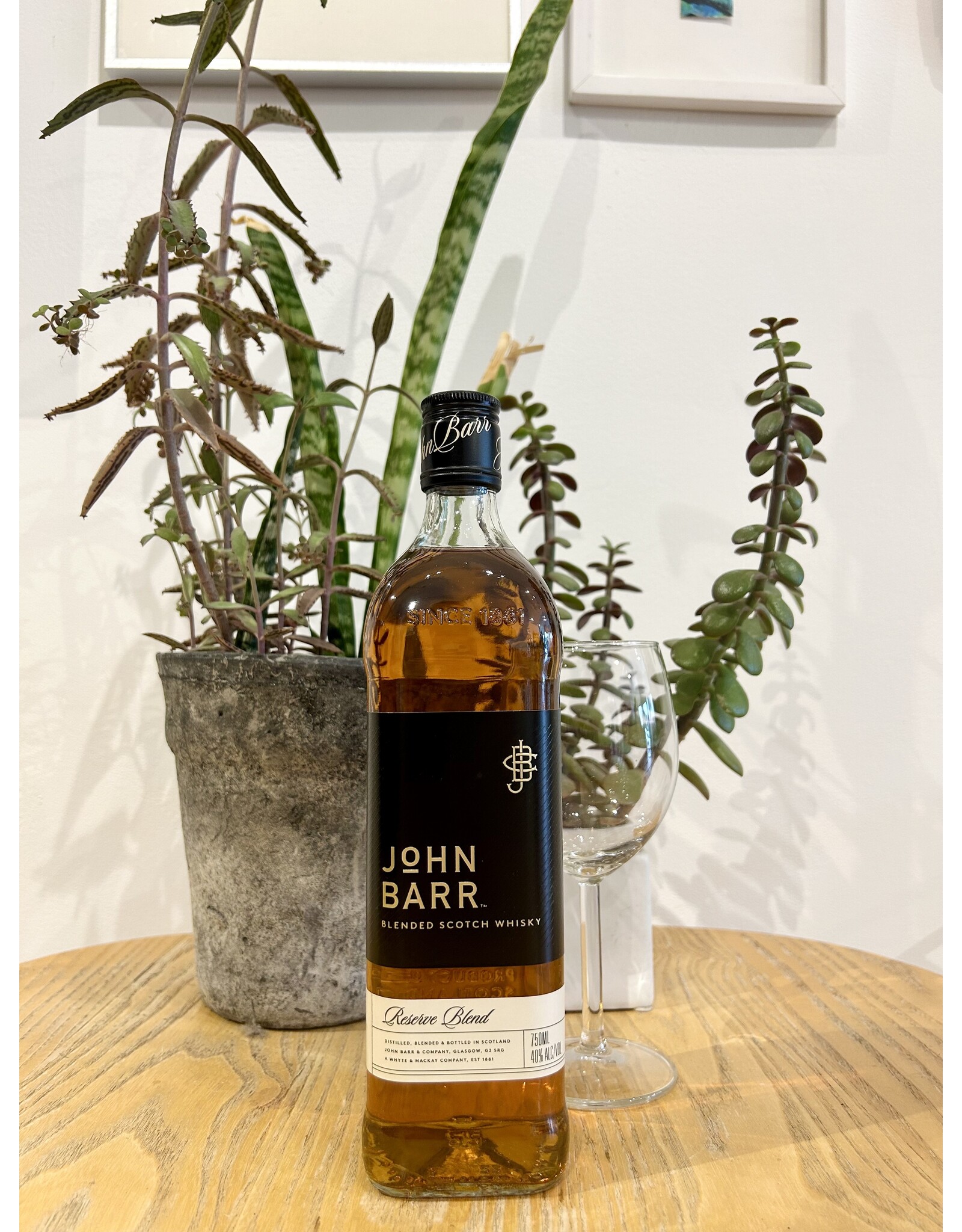 John Barr Blended Scotch Whisky Reserve Blend