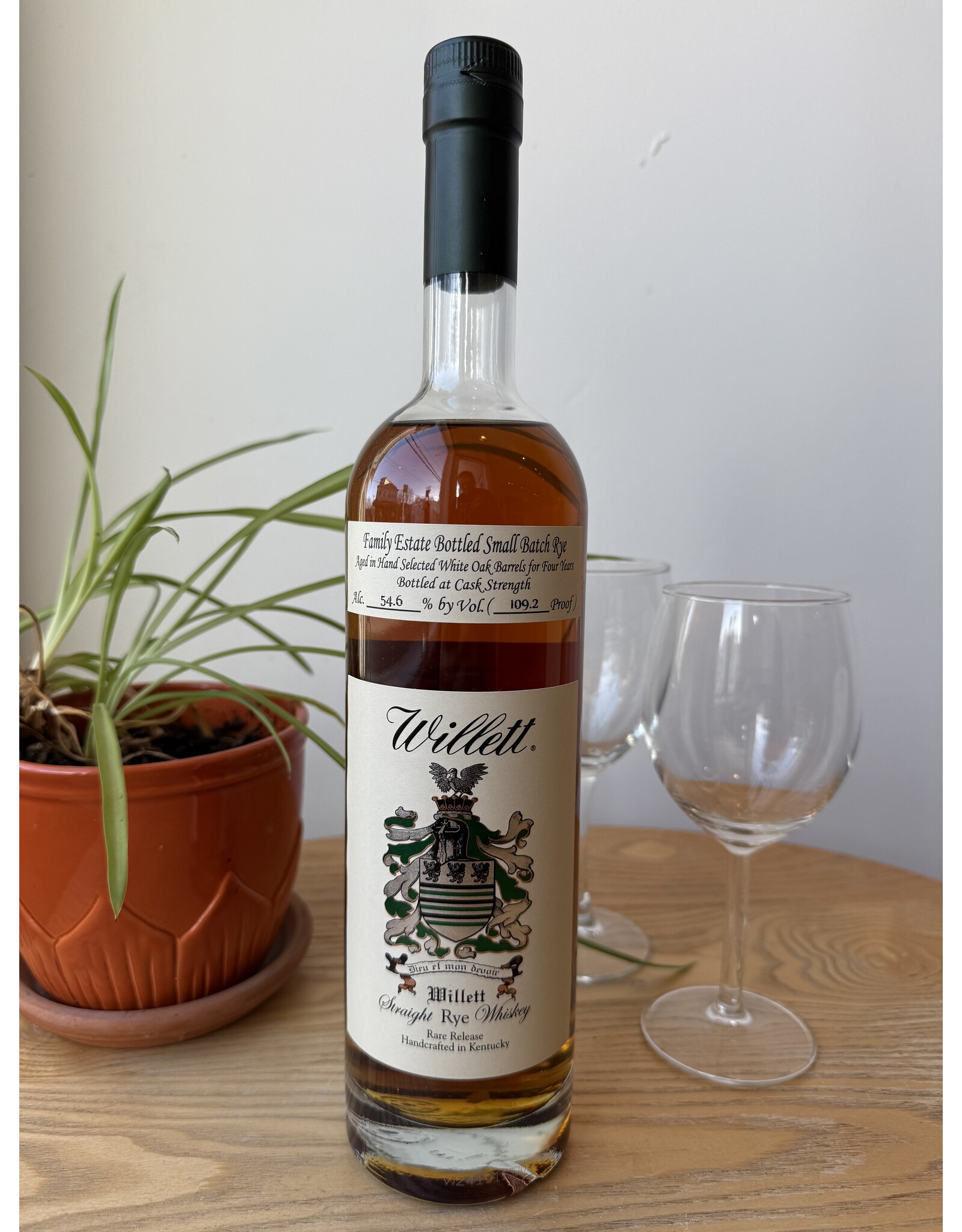 Willett Distillery Estate Small Batch Rye Whiskey