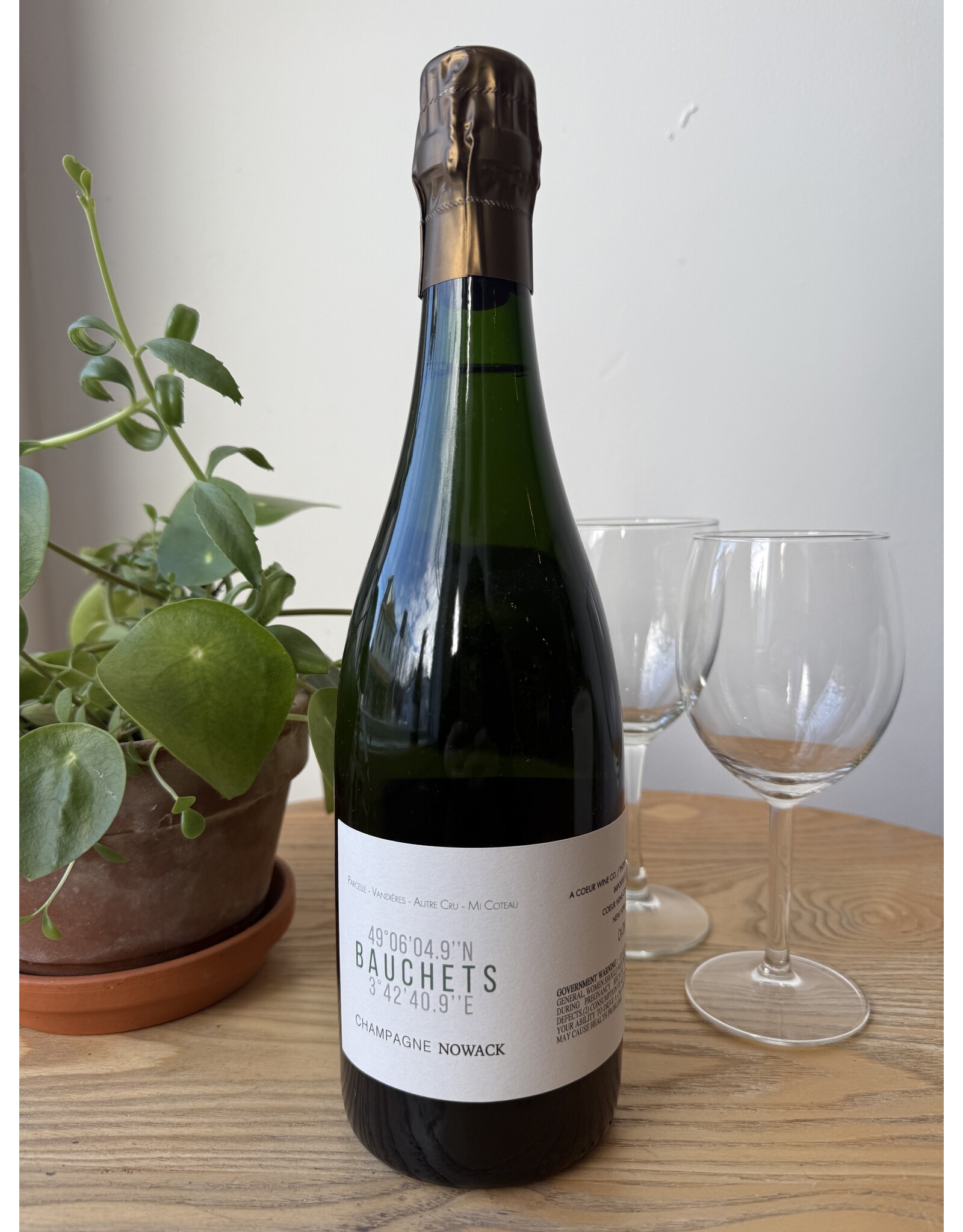Flavien Nowack 'Les Bauchets' Blanc de Pinot Noir' Extra Brut Champagne 2019