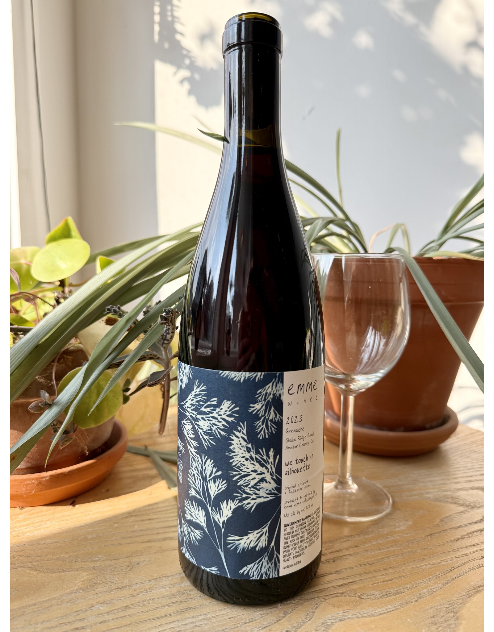 Emme Wines "We Touch in Silhouette" Grenache 2023