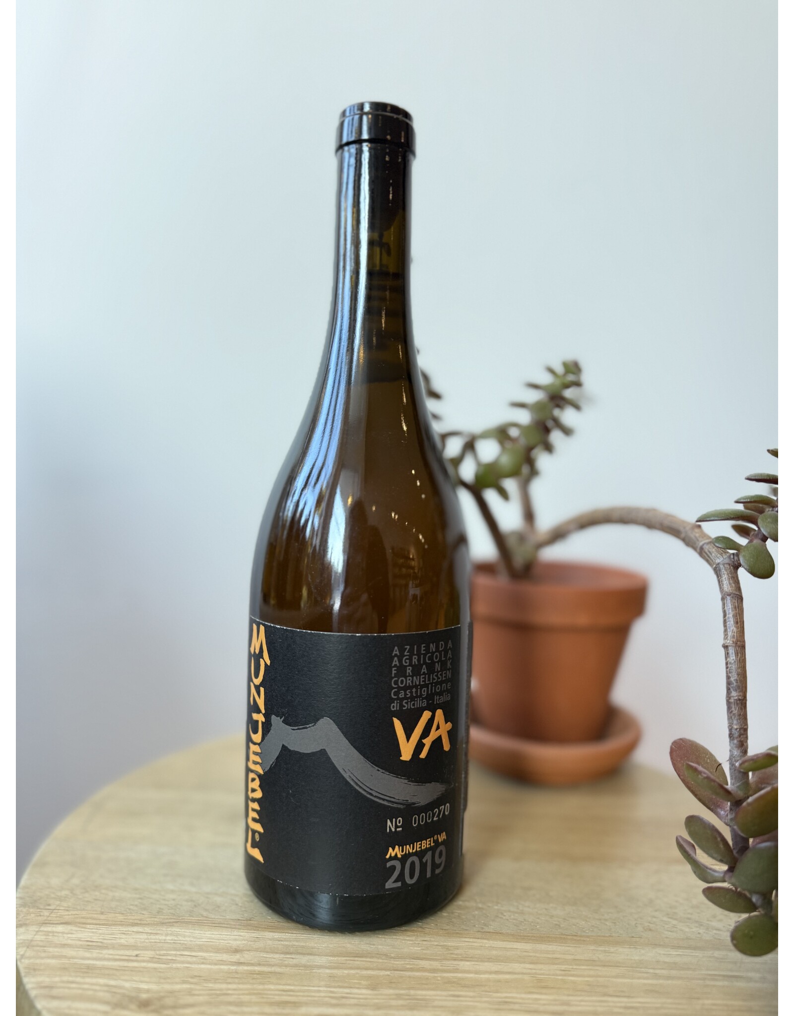 Frank Cornelissen Munjebel VA Single Vineyard Terre Skin Contact Siciliane White 2019