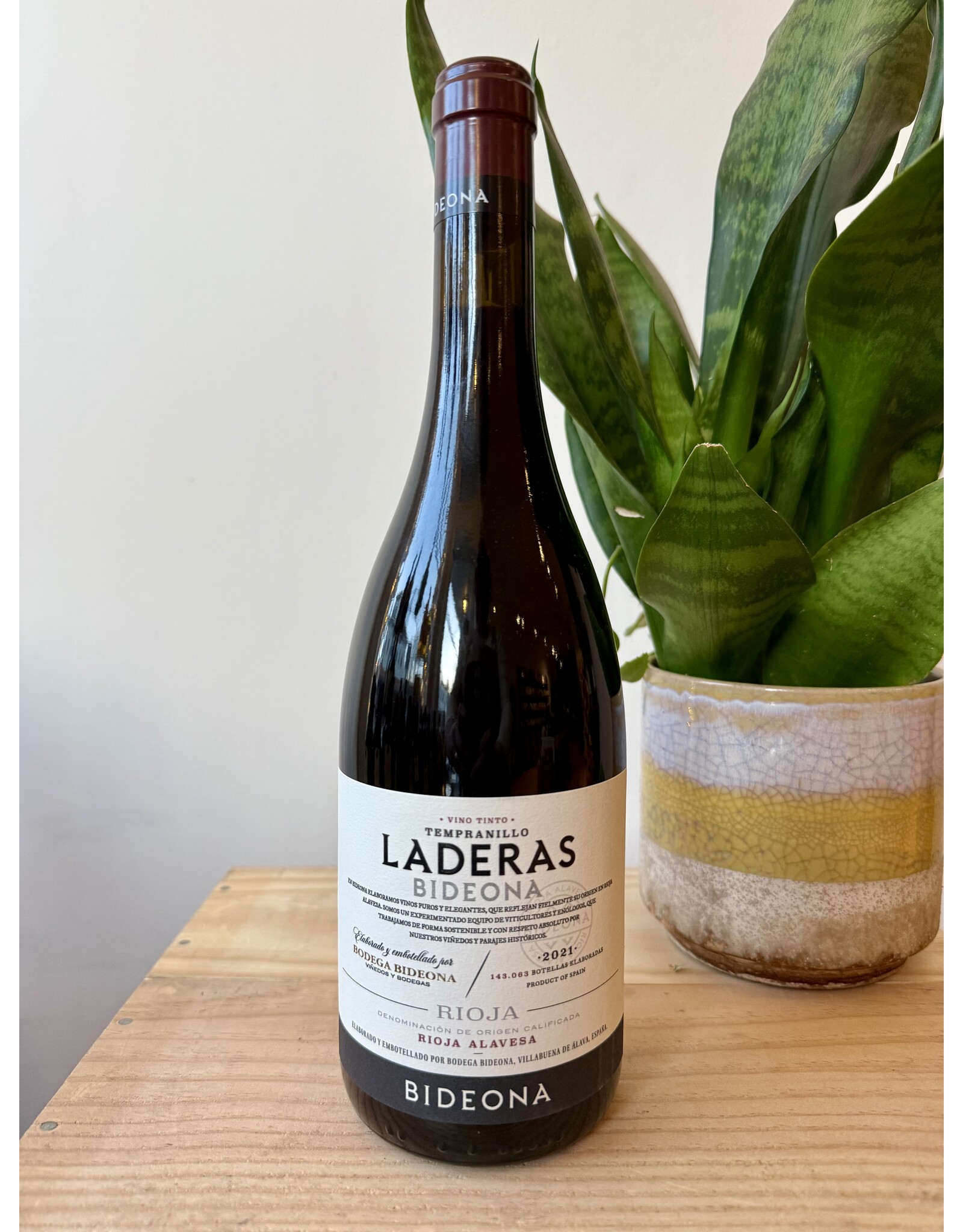 Bideona Tempranillo de Laderas Rioja 2022