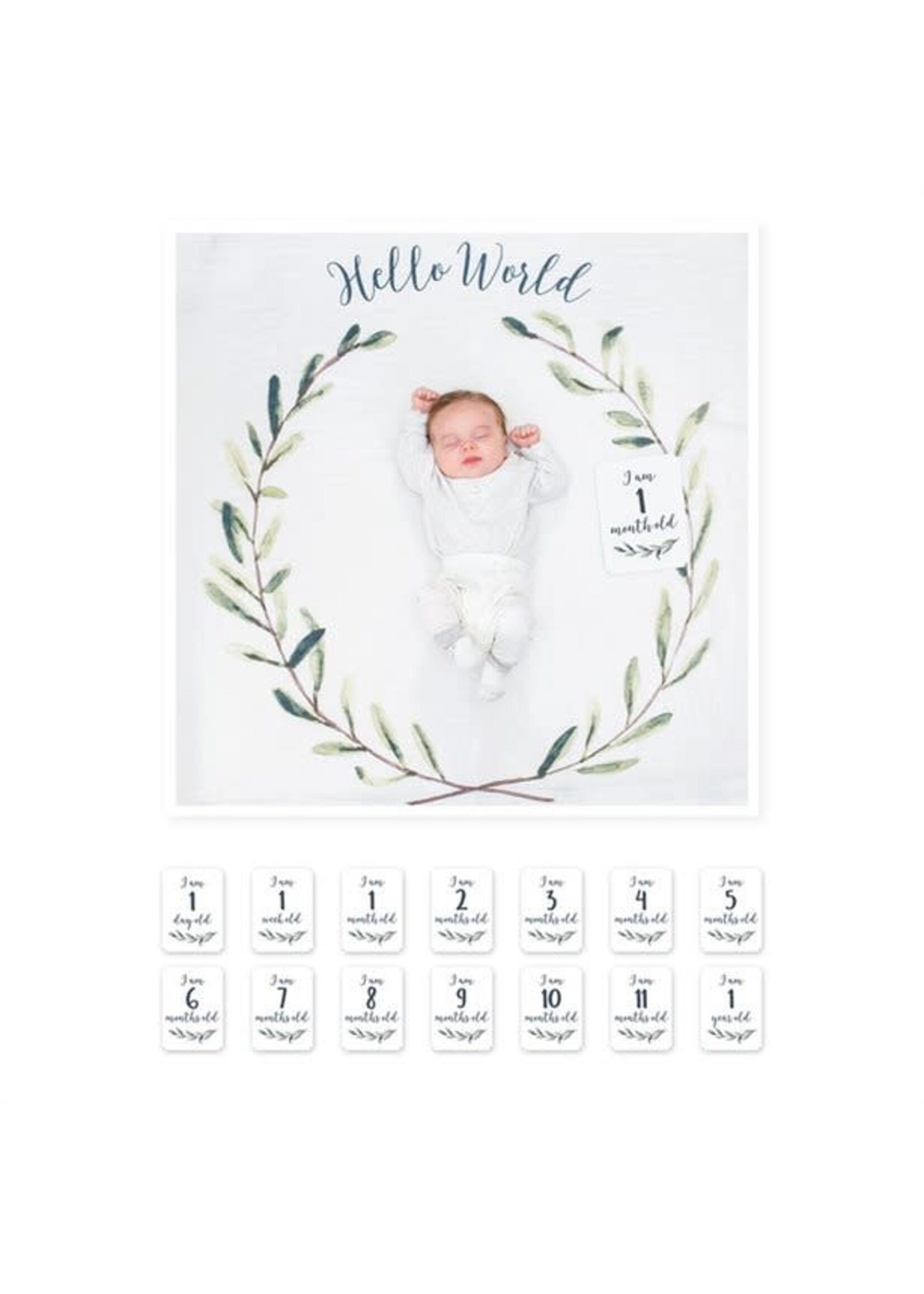 Lulujo Lulujo Baby's First Year Blanket Set