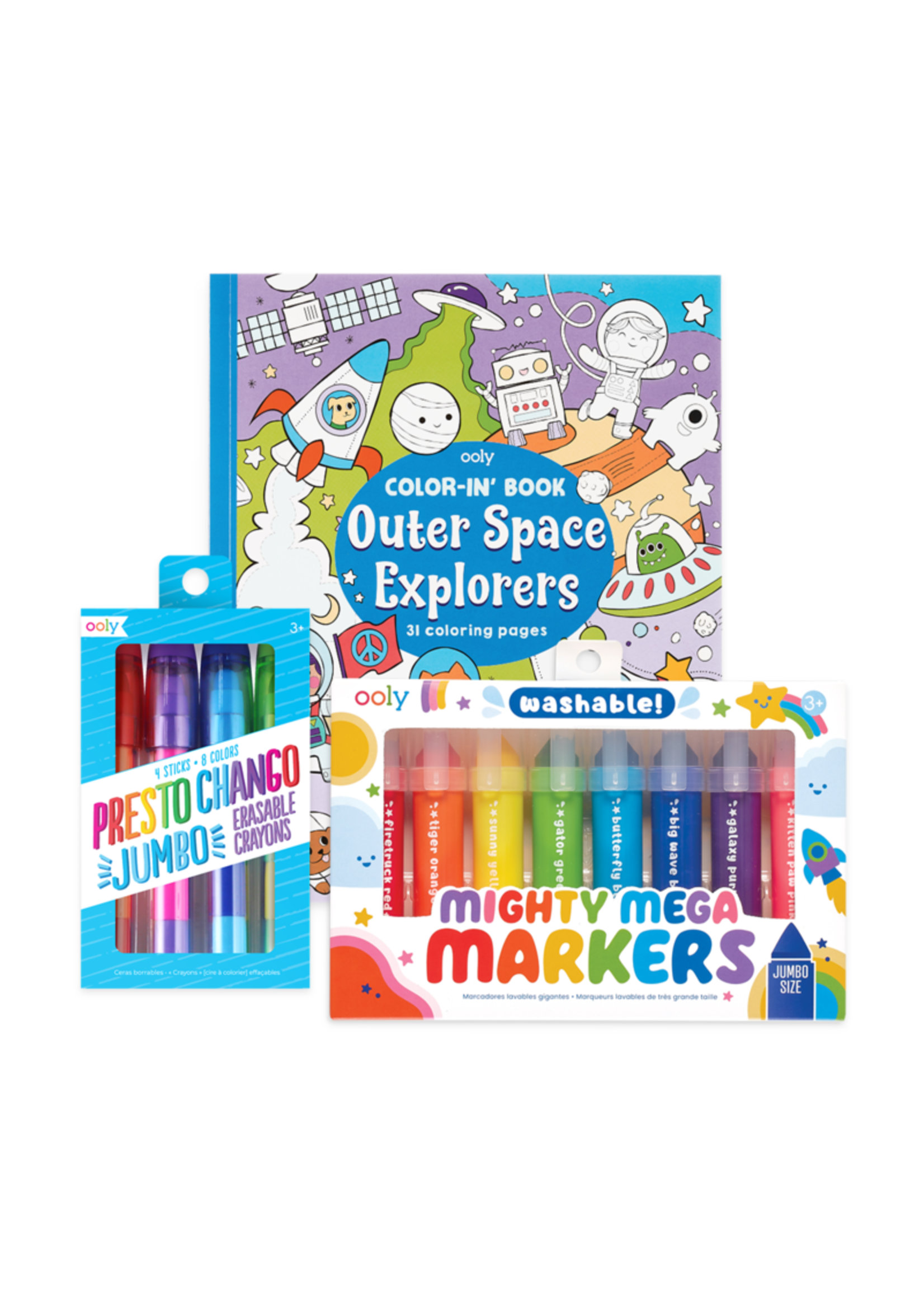 Ooly Ooly Mighty Mega Space Coloring Pack