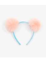 Hatley Hatley Fluffy Pink Pom Pom Headband