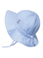 Jan & Jul Jan & Jul Cotton Floppy Hat- Blue Stripes