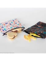 Bumkins Bumkins Large Reusable Snack Bag 2pk- Kindness