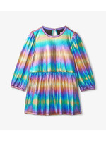 Hatley Hatley Metallic Rainbow Puff Sleeve Dress