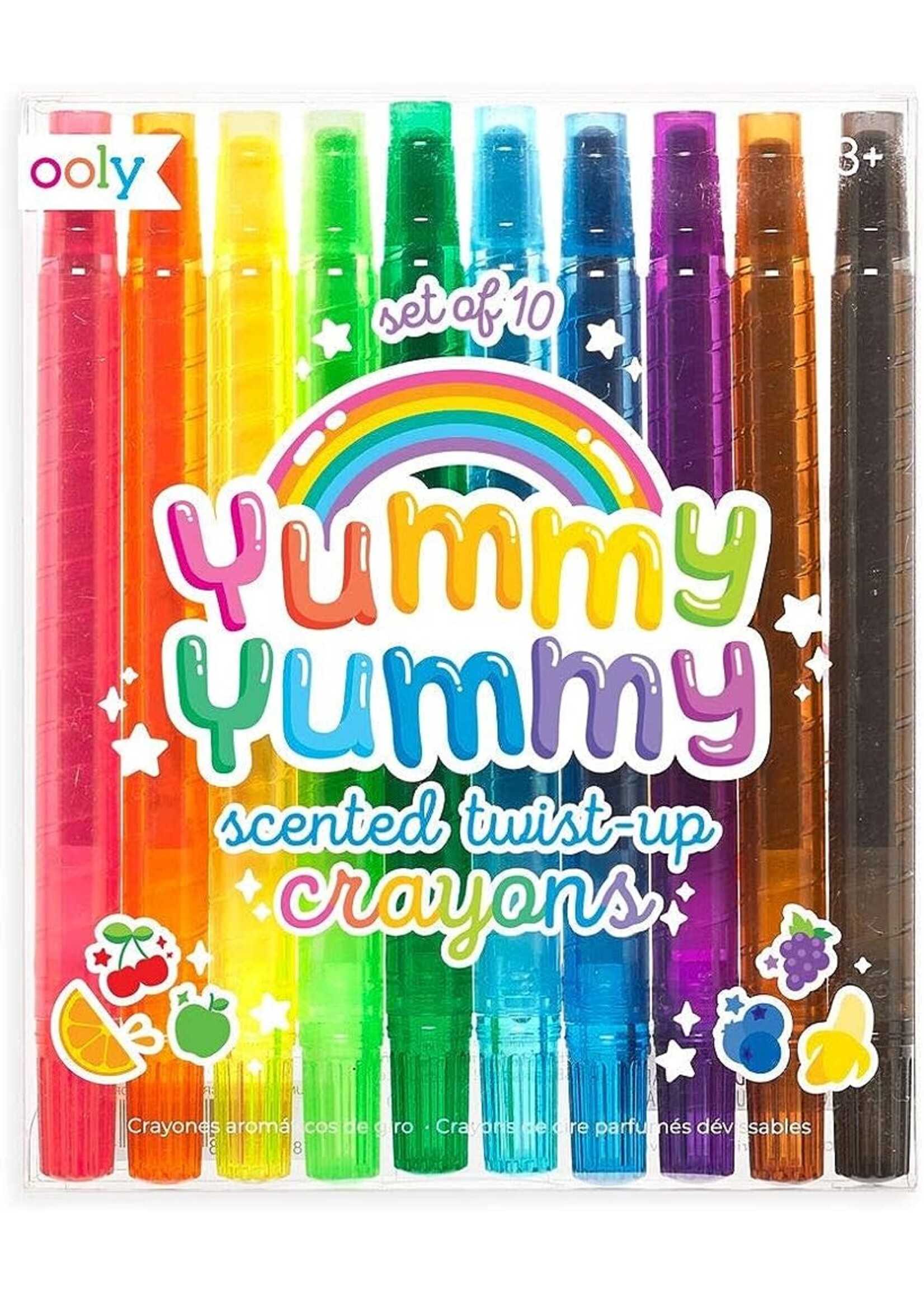 Ooly Ooly Yummy Yummy Scented Twist Up Crayons 10pk