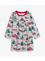 Little Blue House by Hatley LBH Country Christmas Kids Nightdress