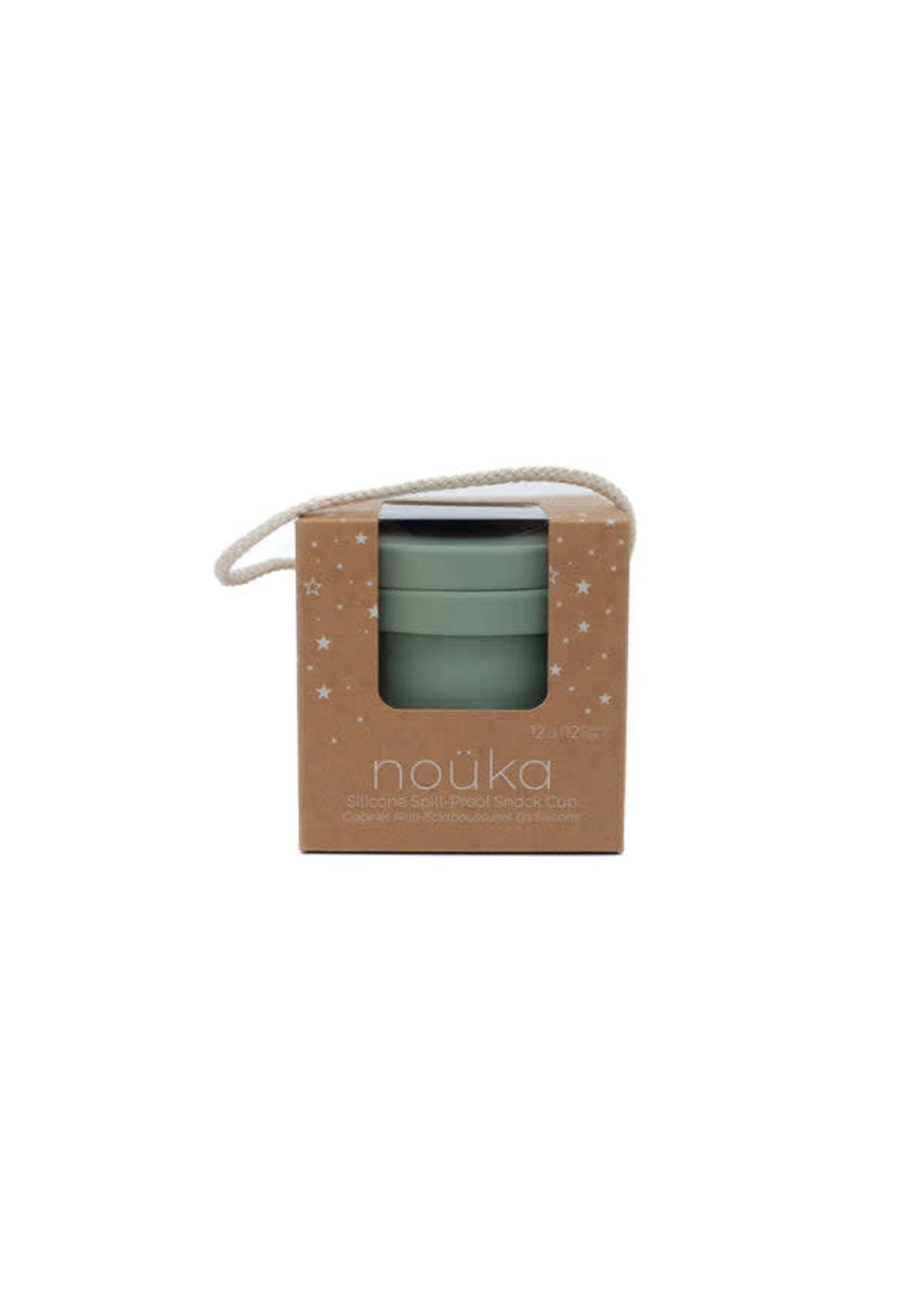 Nouka Nouka Spill-Proof Snack Cup- Blush