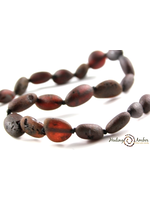 Healing Amber Healing Amber 18" Necklace- Raw Molasses Oval