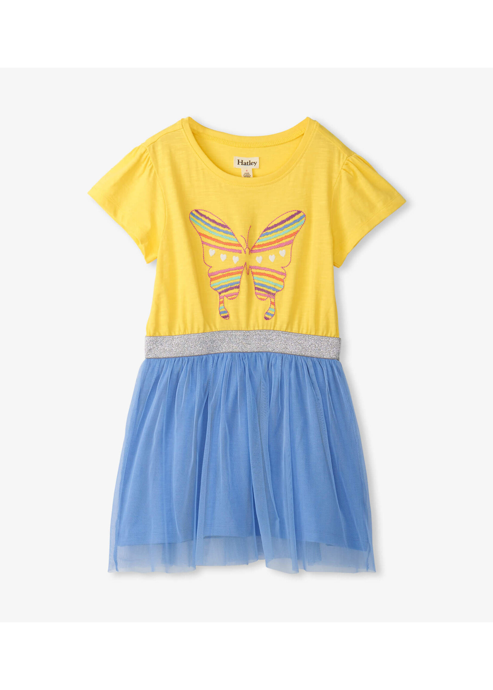 Hatley Hatley Butterfly Fun Dress- Yellow