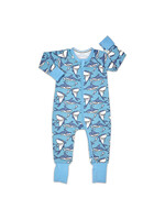 Good Luck Sock GLS Baby Pajamas- Sharks