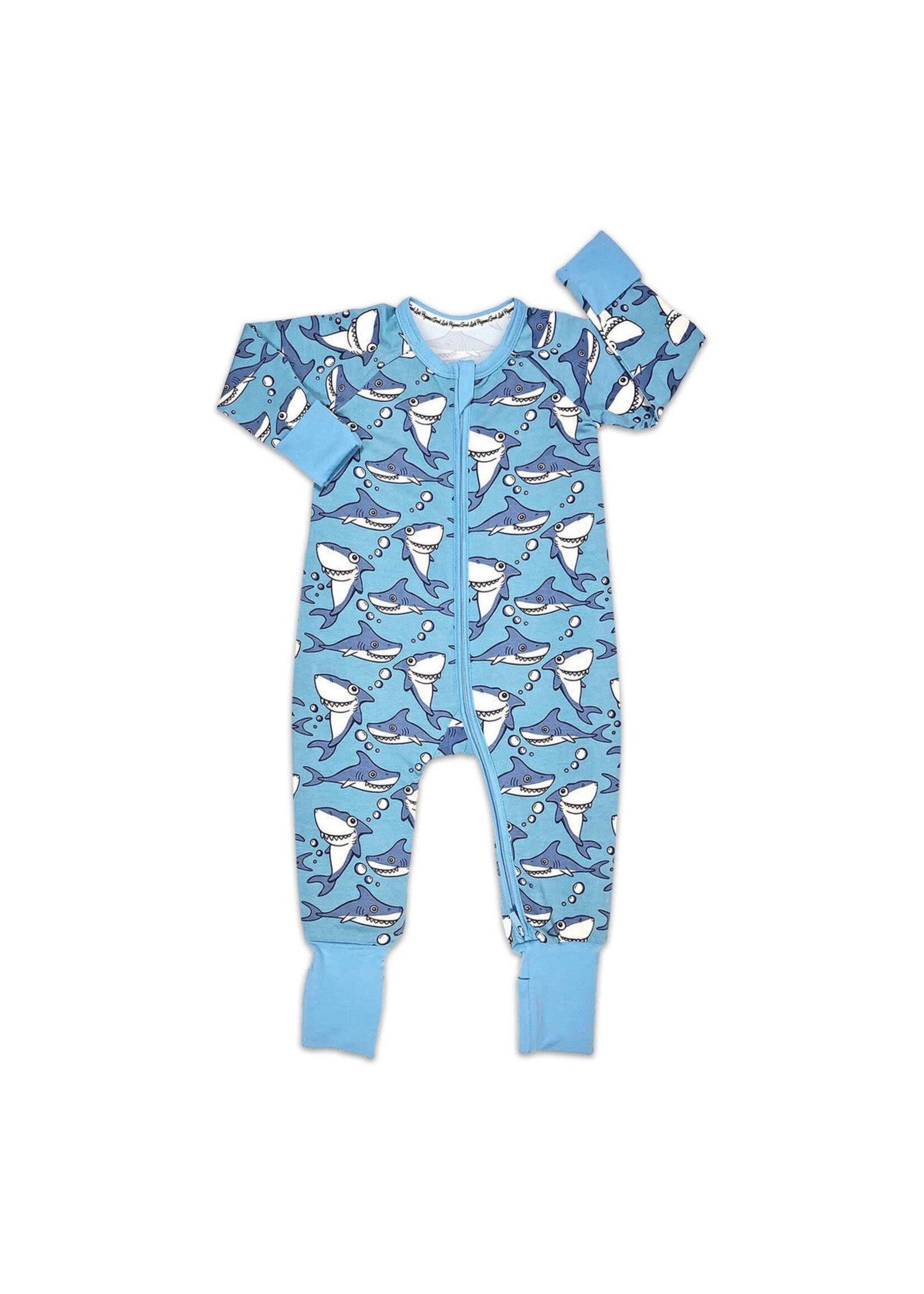 Good Luck Sock GLS Baby Pajamas- Sharks