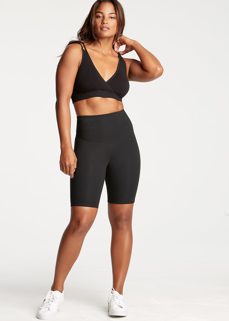 Yummie Mel Cotton Stretch Shaping Biker Short