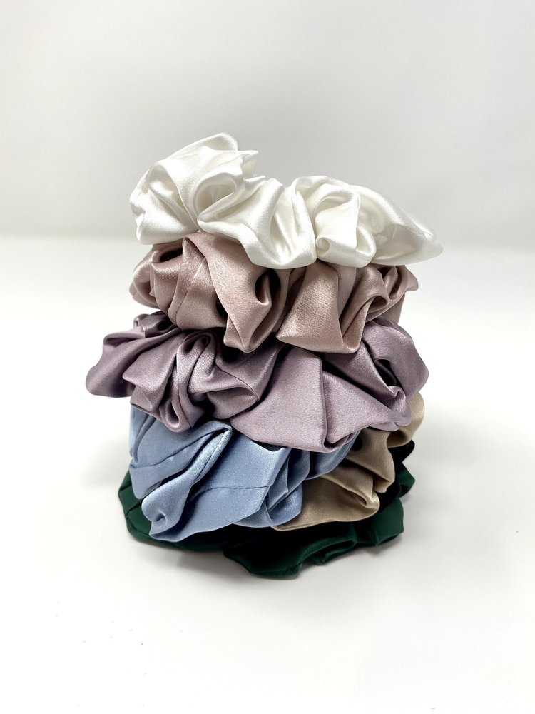 Large Mulberry Silk Scrunchie
