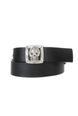 Brave Leather Teo Skull Leather Belt