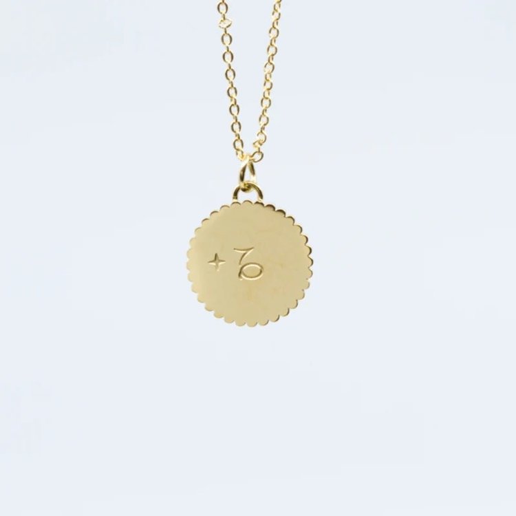 Lua + Sol Zodiac Necklace/Lua+Sol