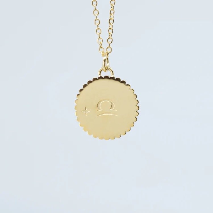 Lua + Sol Zodiac Necklace/Lua+Sol