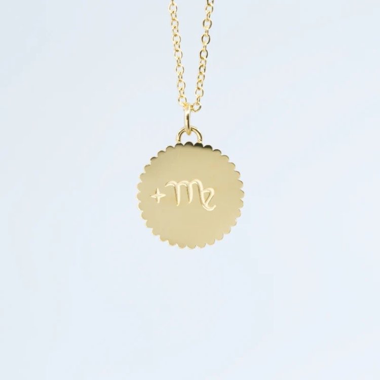 Lua + Sol Zodiac Necklace/Lua+Sol