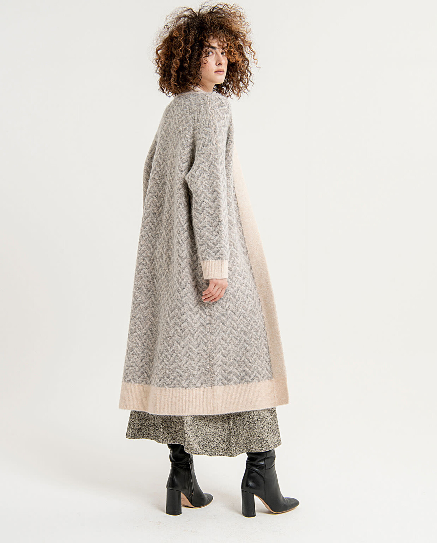 Surkana Jacquard Long Cardigan/Surkana