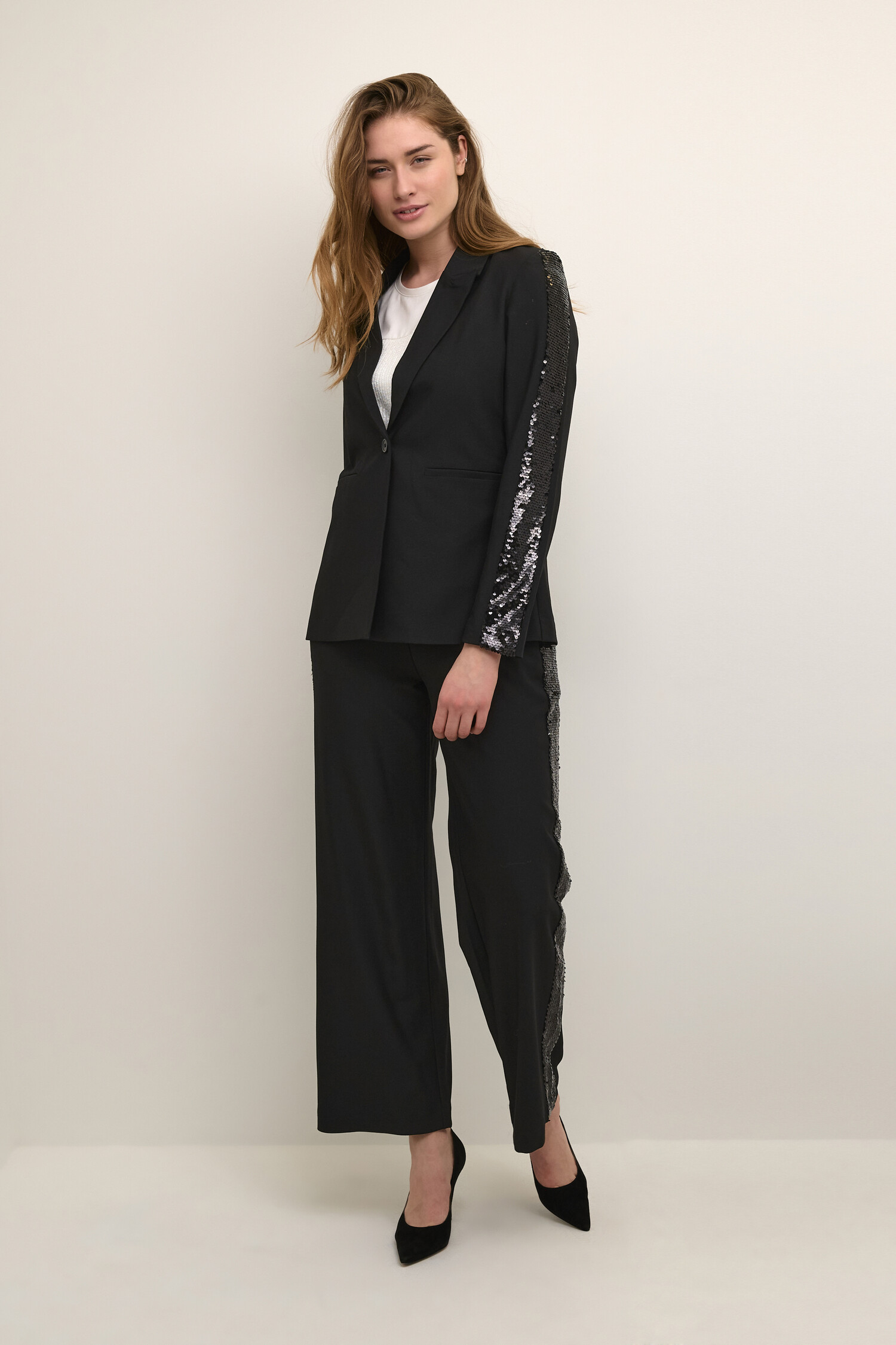 Alix Sequin High-Rise Pants • Shop American Threads Women's Trendy