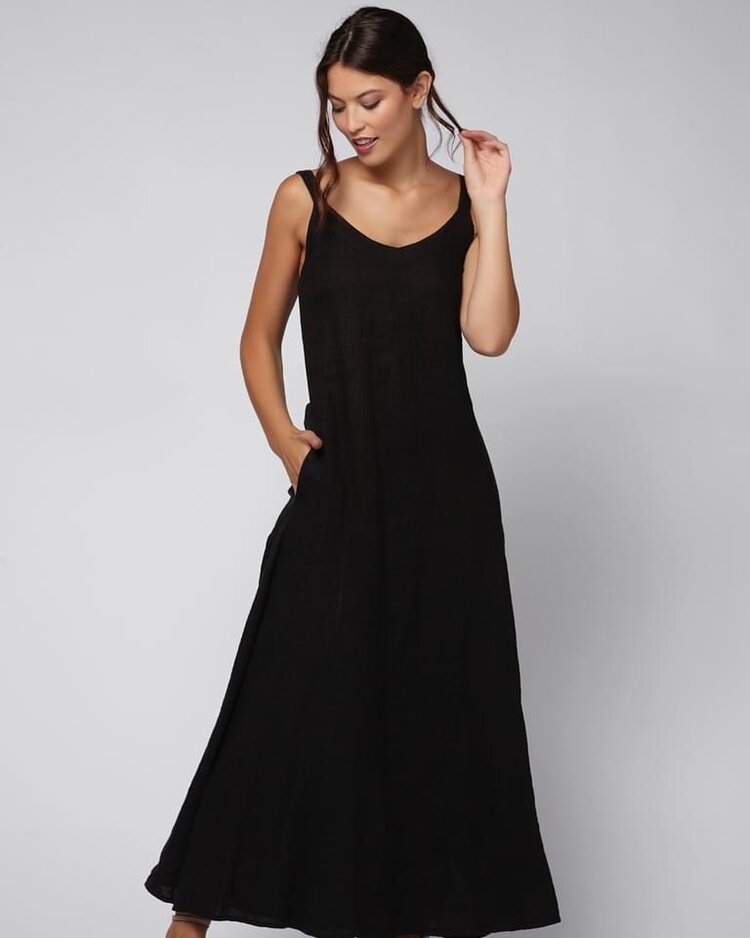 Inizio Long Linen Dress/Inizio