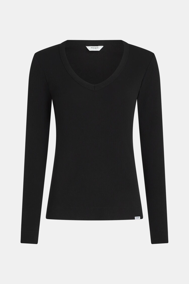 Penn & Ink N.Y. Longsleeve Ribbed Tee/Penn&Ink