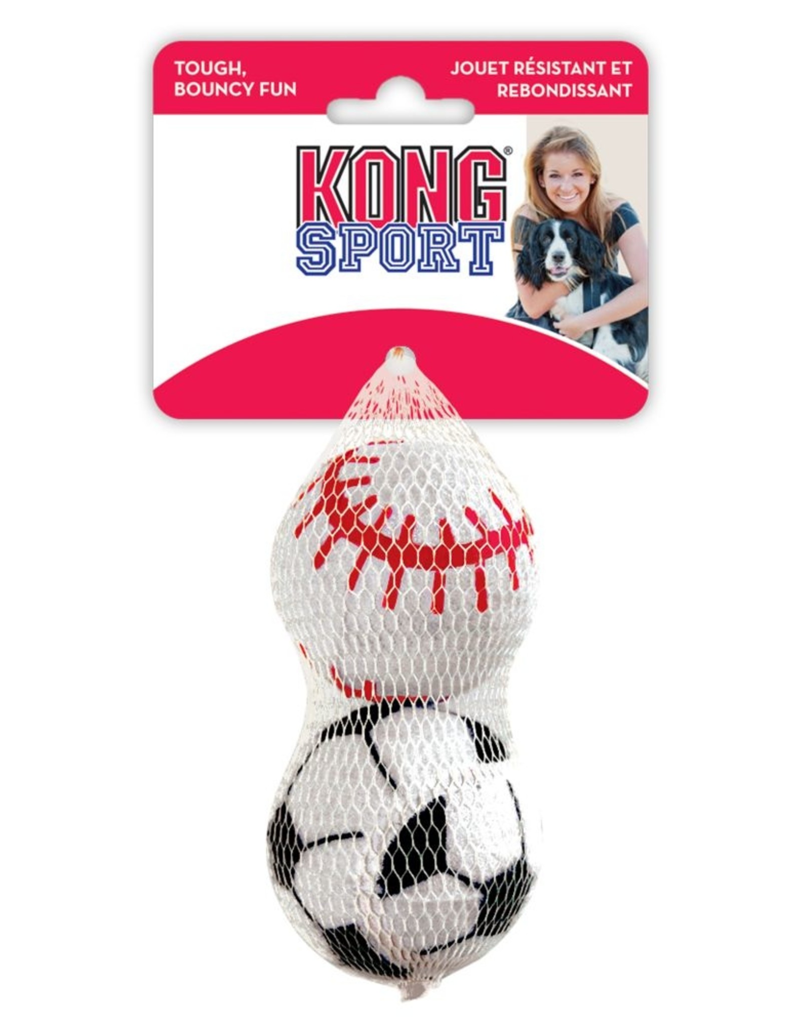 KONG KONG Sports Balls Large 2-Pack (Assorted) for Dogs