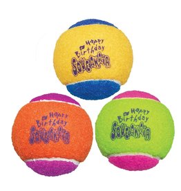 KONG KONG AirDog Squeakair Birthday Balls Dog Toy - Medium 3-Pack