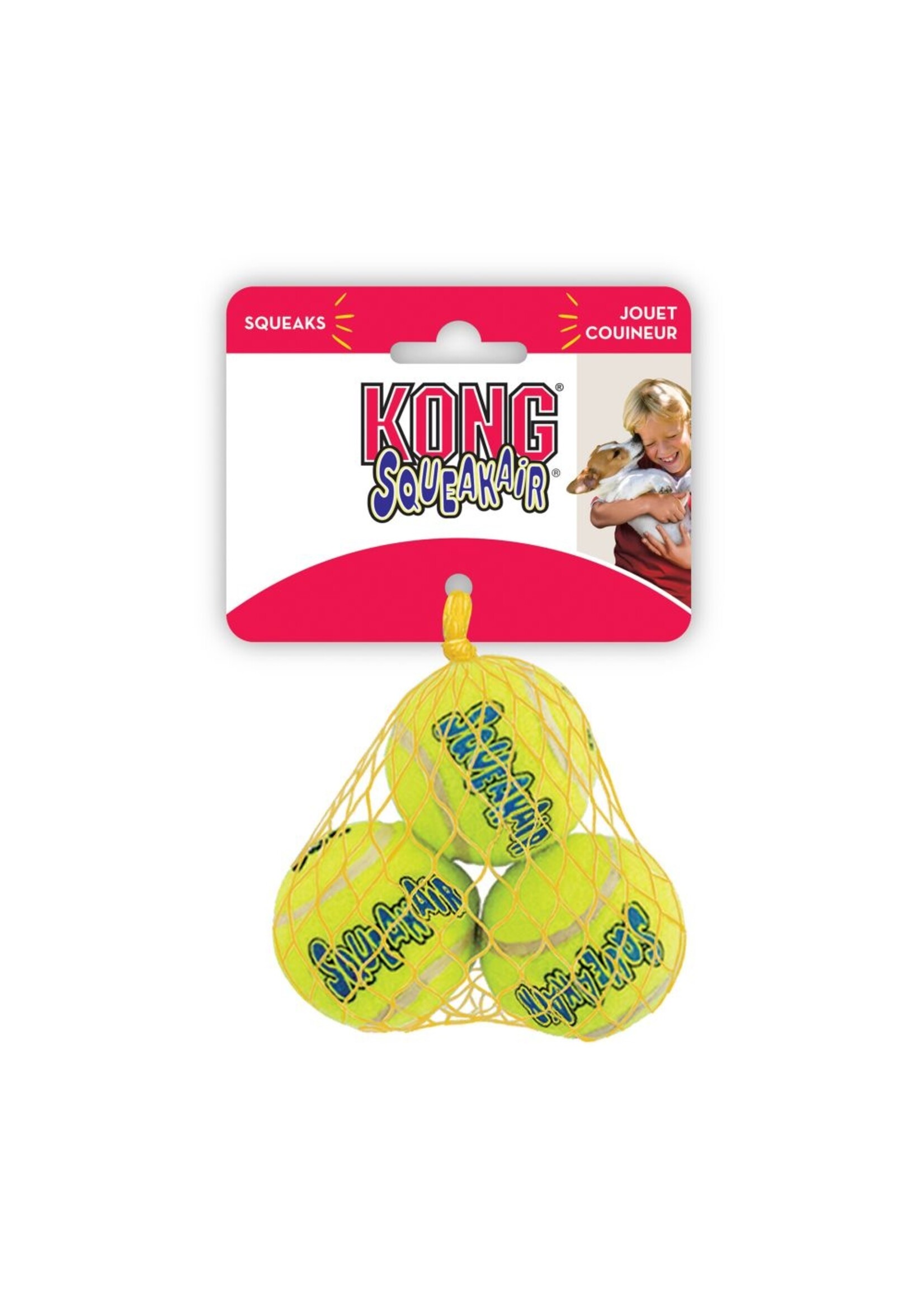 KONG KONG AirDog Squeakair Ball Dog Toy - Small: 3 Pack