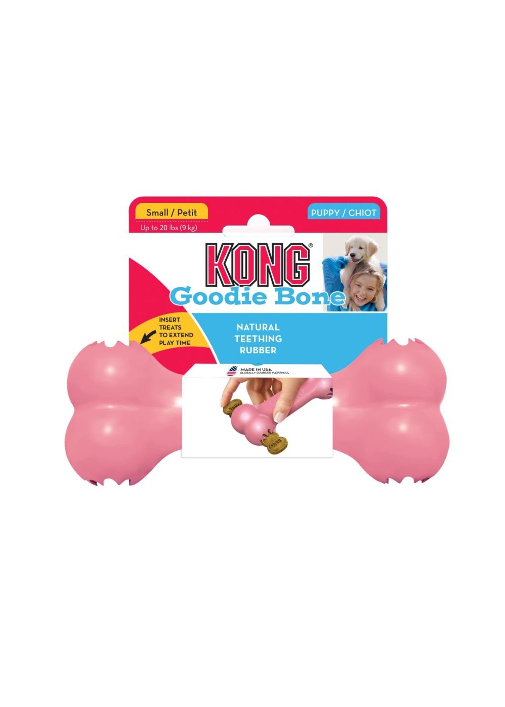 KONG KONG Puppy Goodie Bone Dog Toy - Small