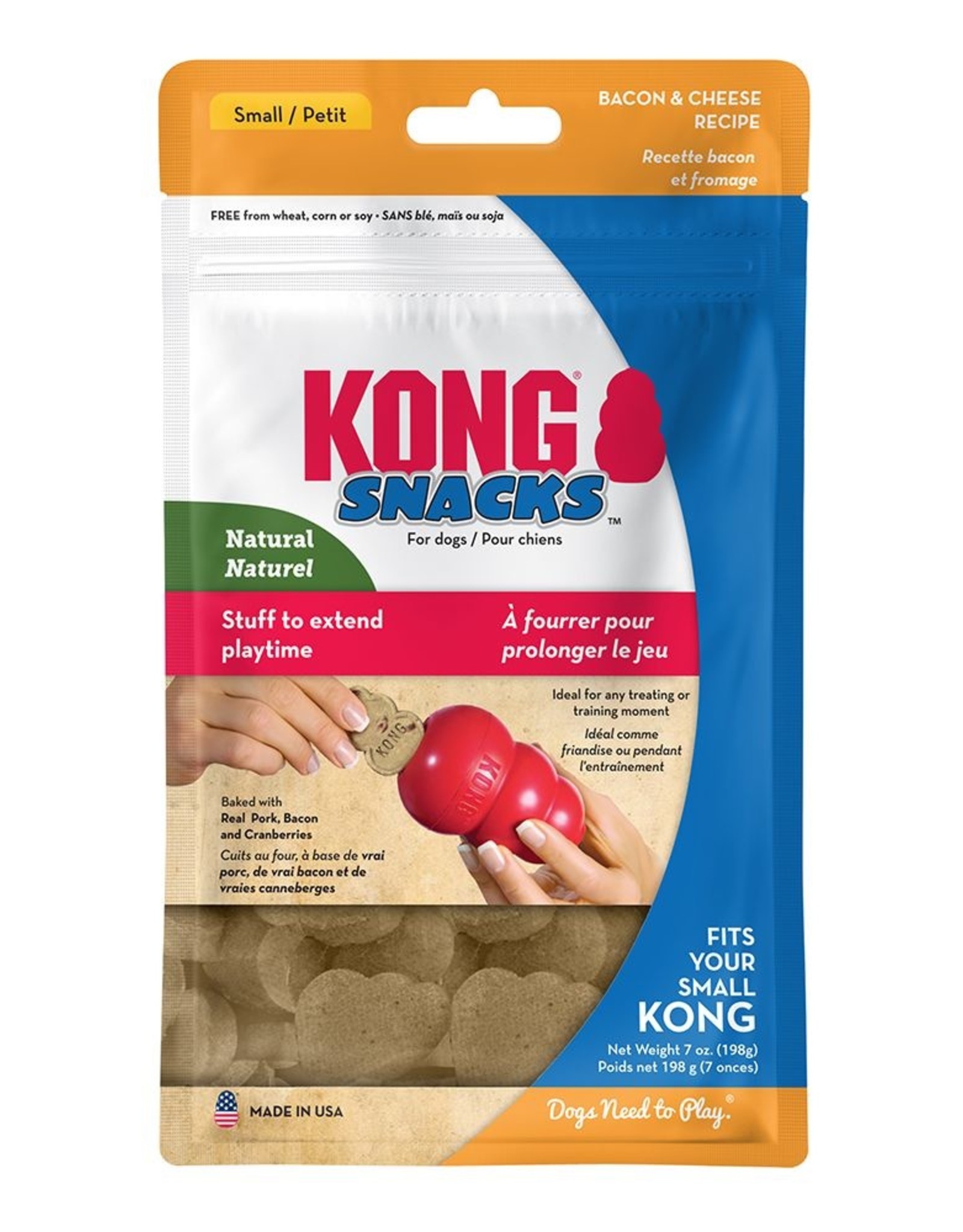 KONG COMPANY KONG BACON & CHEESE SNACKS SM 8.5OZ