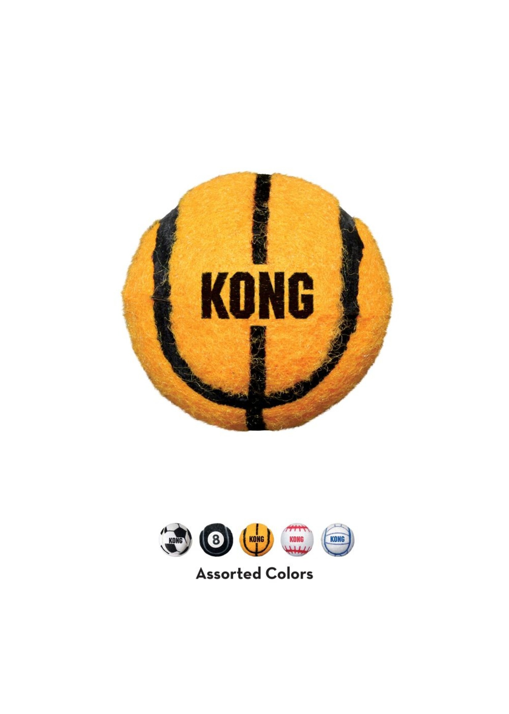 KONG KONG Sports Balls Medium 3Pack (Assorted)