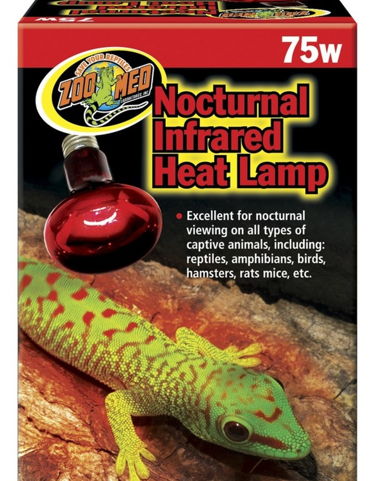 Zoo Med Zoo Med Nocturnal Infrared Heat Lamp 75 Watts