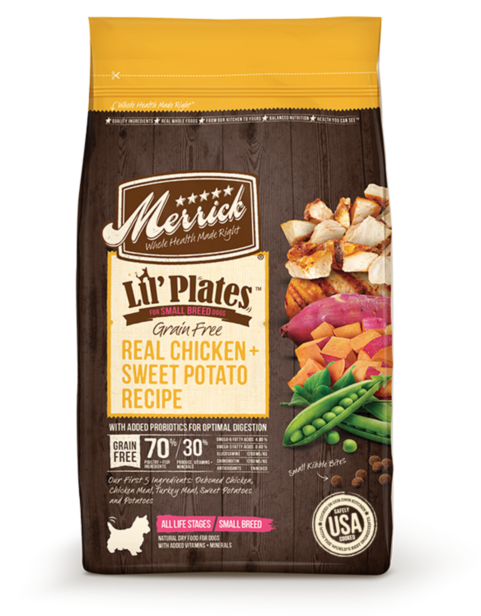 Merrick MERRICK DOG LIL' PLATES CHICKEN & SWEET POTATO 4LBS
