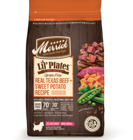 Merrick MERRICK DOG LIL' PLATES TEXAS BEEF & SWEET POTATO 4LBS