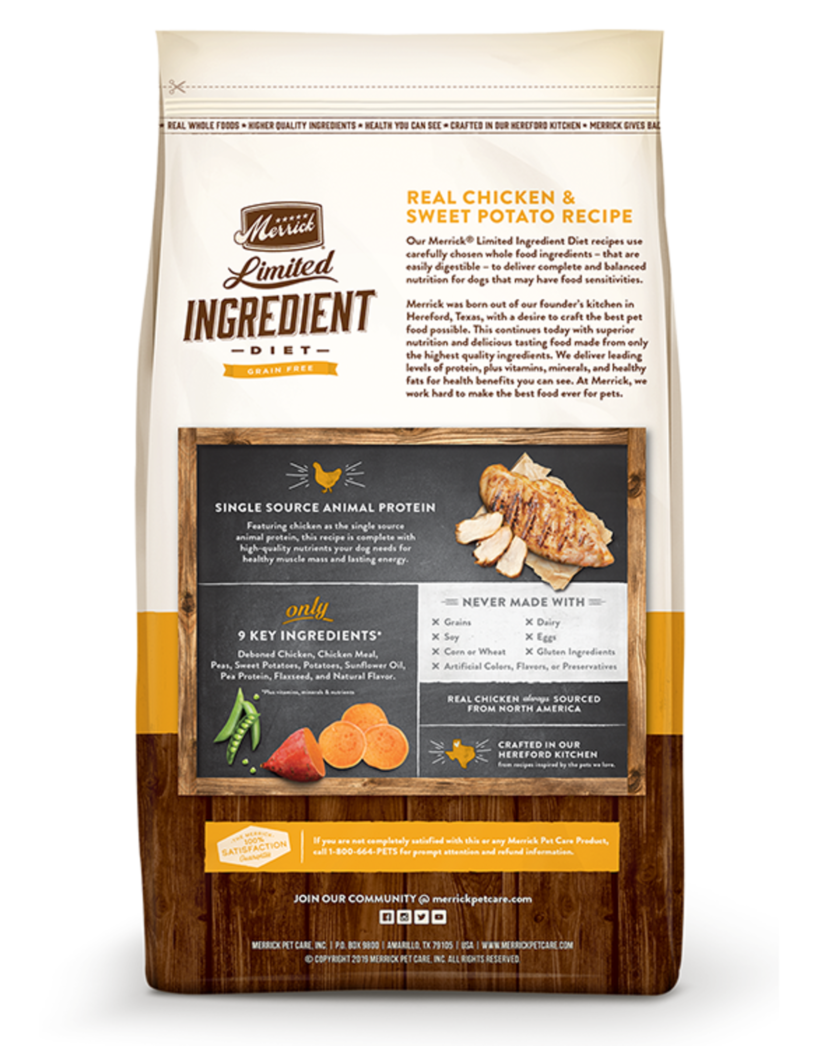 Merrick Dog Grain Free Lid Chicken 4 Pickering Valley Feed Farm Store