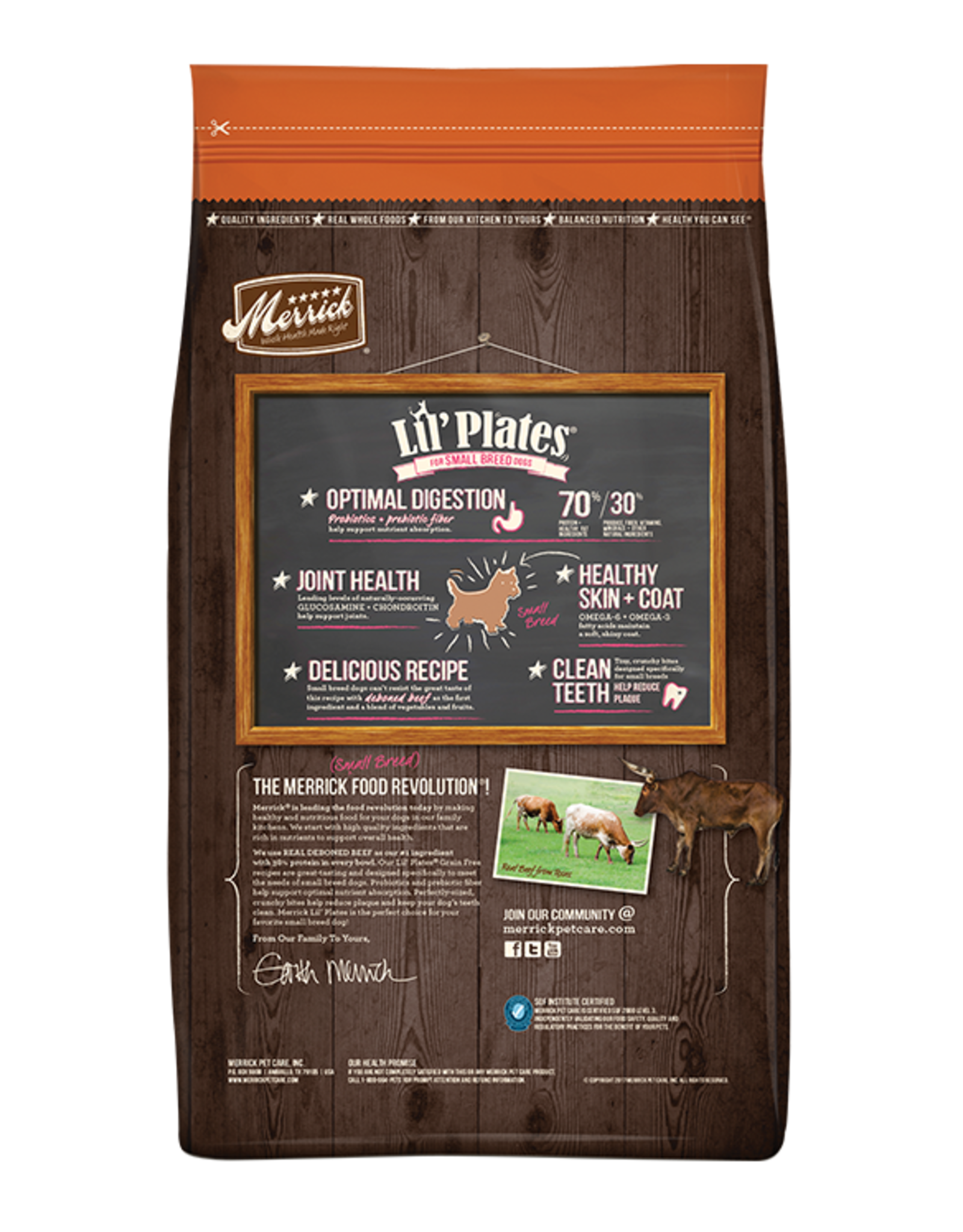 Merrick MERRICK DOG LIL' PLATES TEXAS BEEF & SWEET POTATO 4LBS