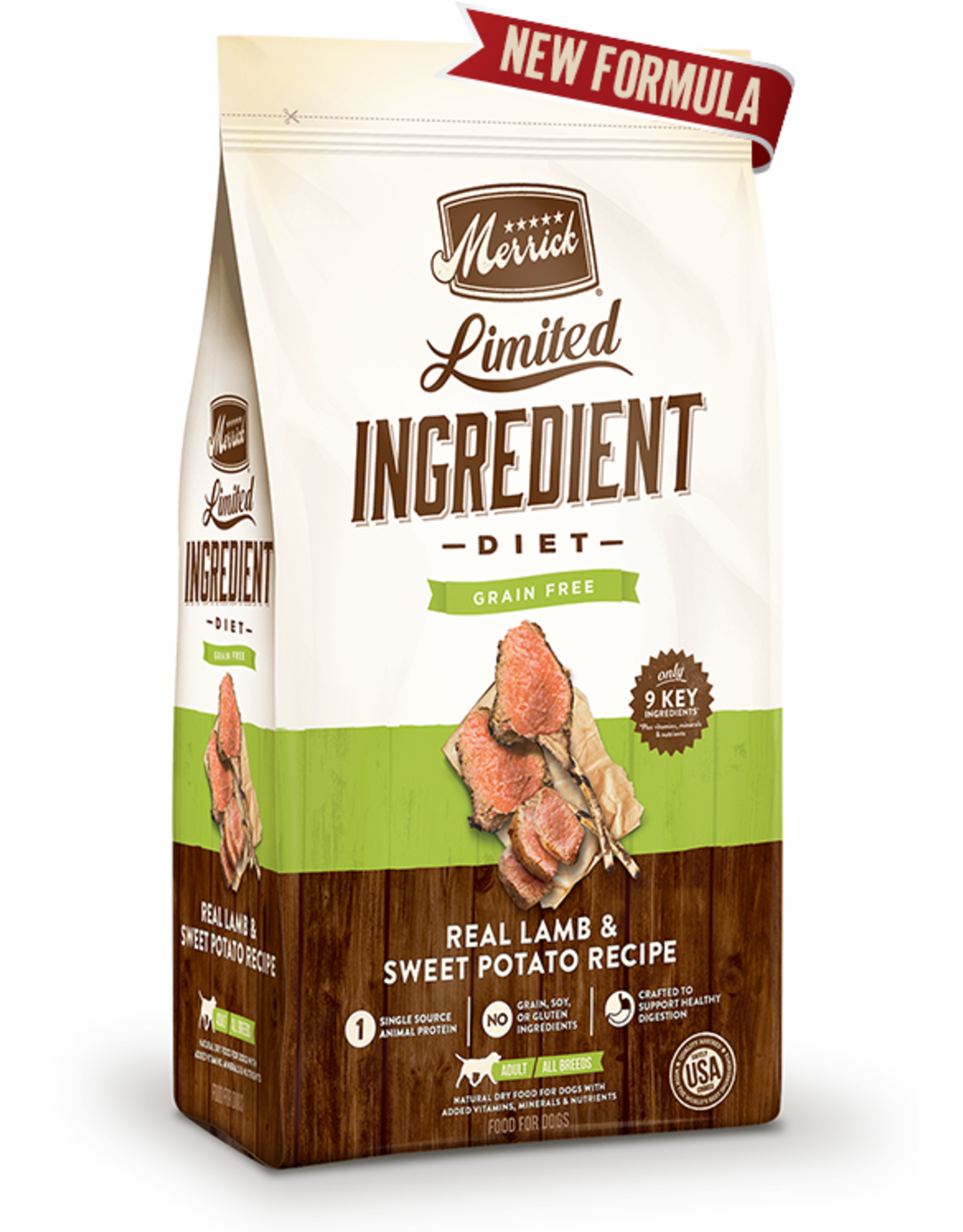 Merrick MERRICK DOG GRAIN FREE LID LAMB 22LBS