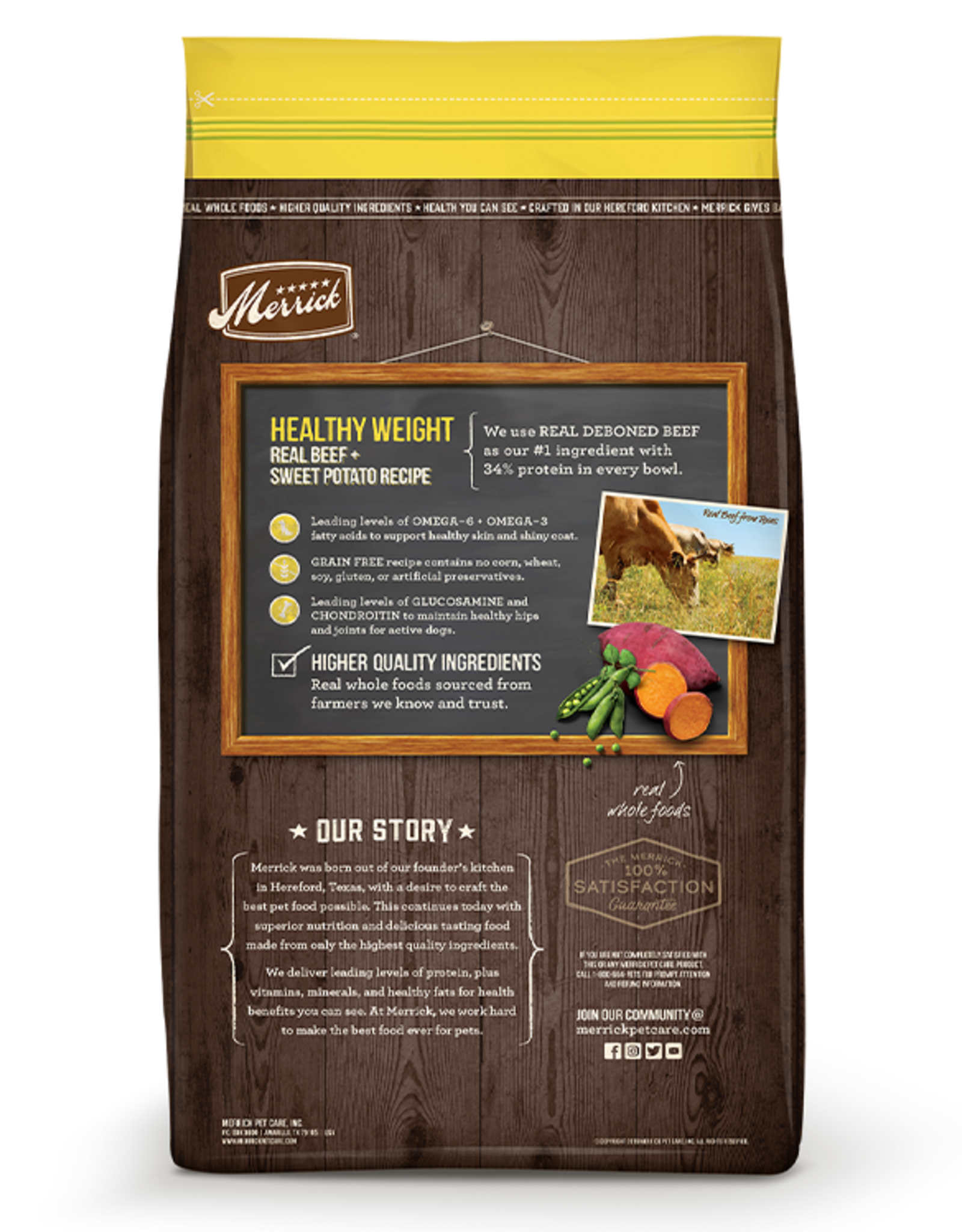 Merrick MERRICK GRAIN FREE HEALTHY WEIGHT 25LBS