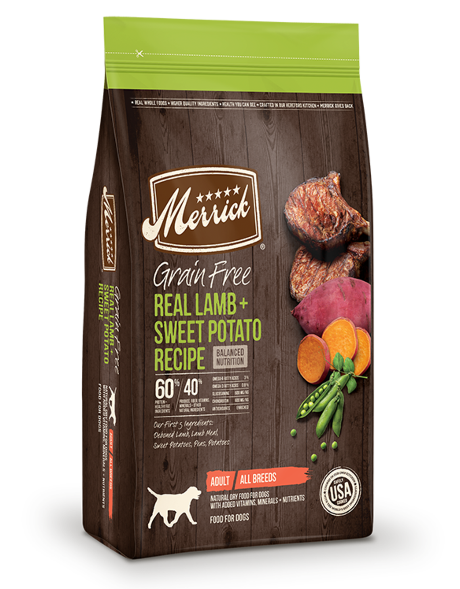 Merrick MERRICK GRAIN FREE LAMB & SWEET POTATO 22LBS