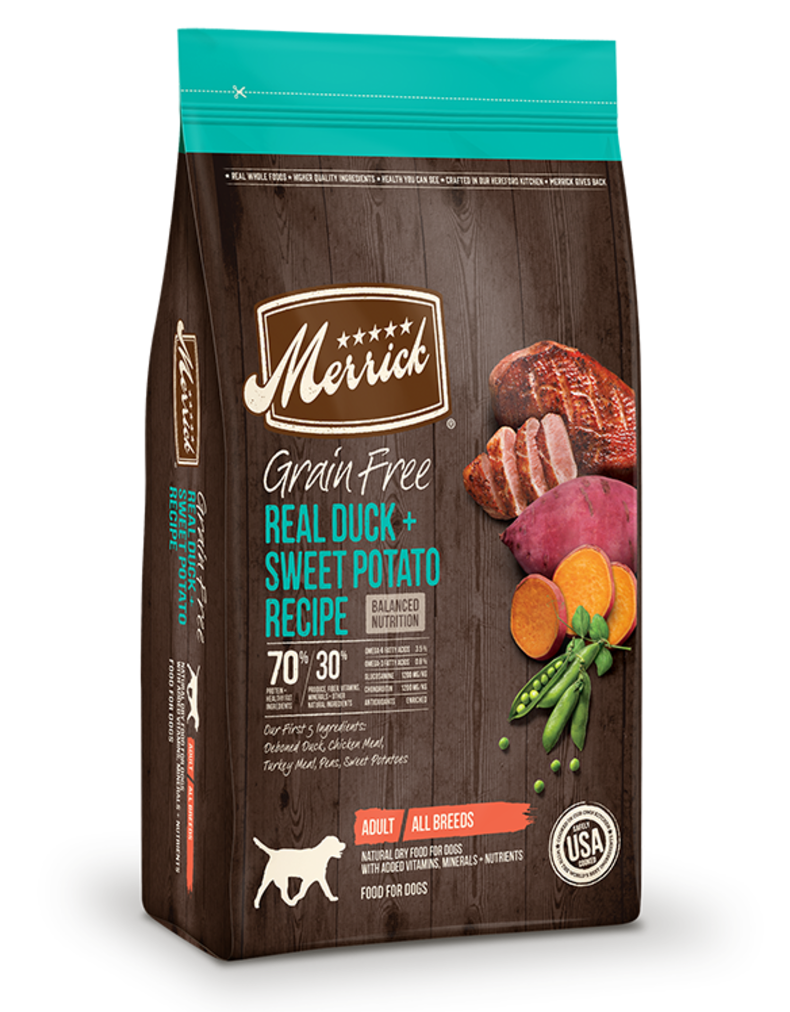 Merrick MERRICK GRAIN FREE DUCK & SWEET POTATO 22LBS